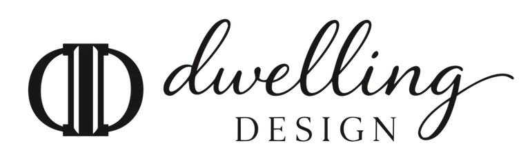 Dwelling Design logo for Wenatchee interior design studio